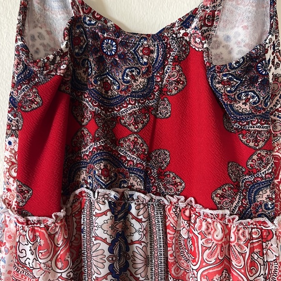 Living Doll Long Flowy Bohemian/Cottagecore Style Dress with Snug Bodice Maxi - Picture 11 of 11